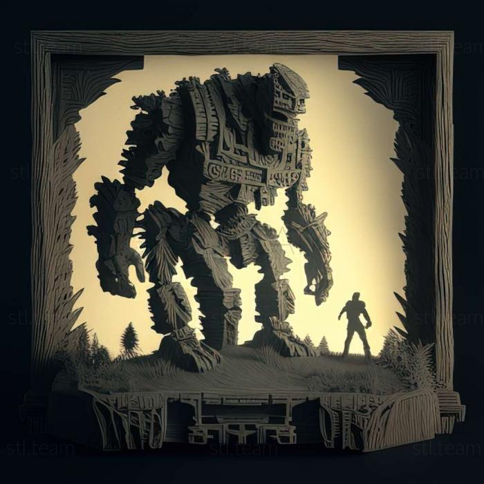 3D model Shadow of the Colossus 2018 game (STL)